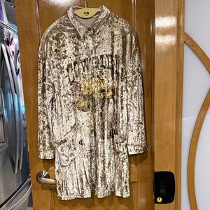 Origami Velvet Beige Women's Top